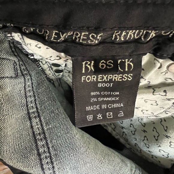 ReRock For Express Bootcut Sz 6S - Picture 3 of 5
